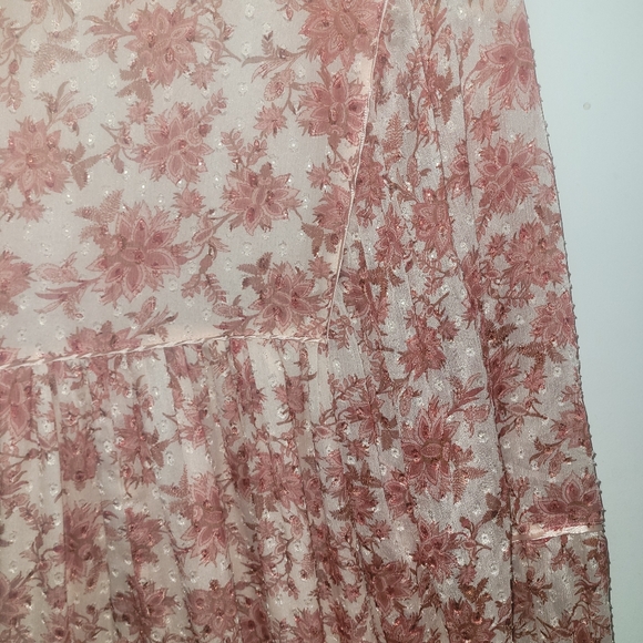 Olivaceous Womens Floral Mini Floral Dress Size Large - Picture 10 of 11